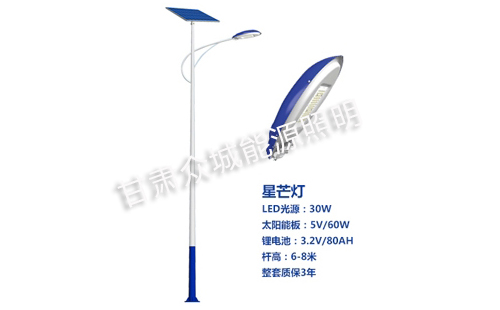 焉耆太阳能路灯核心技术参数解读